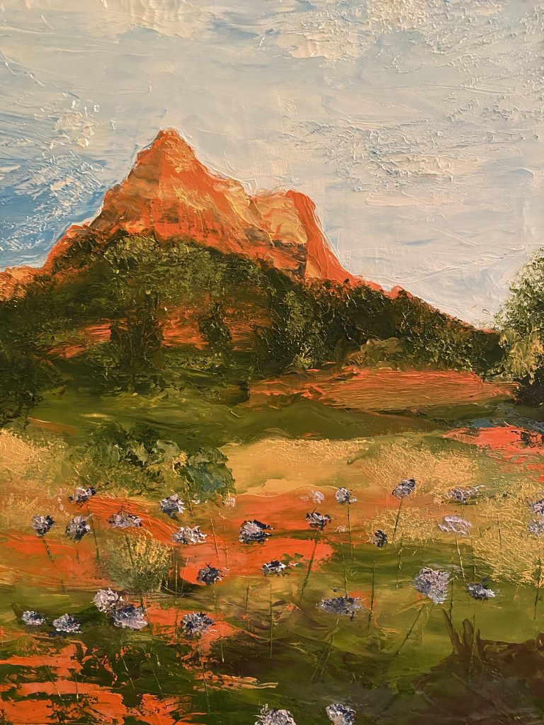 Sedona, palette knife
